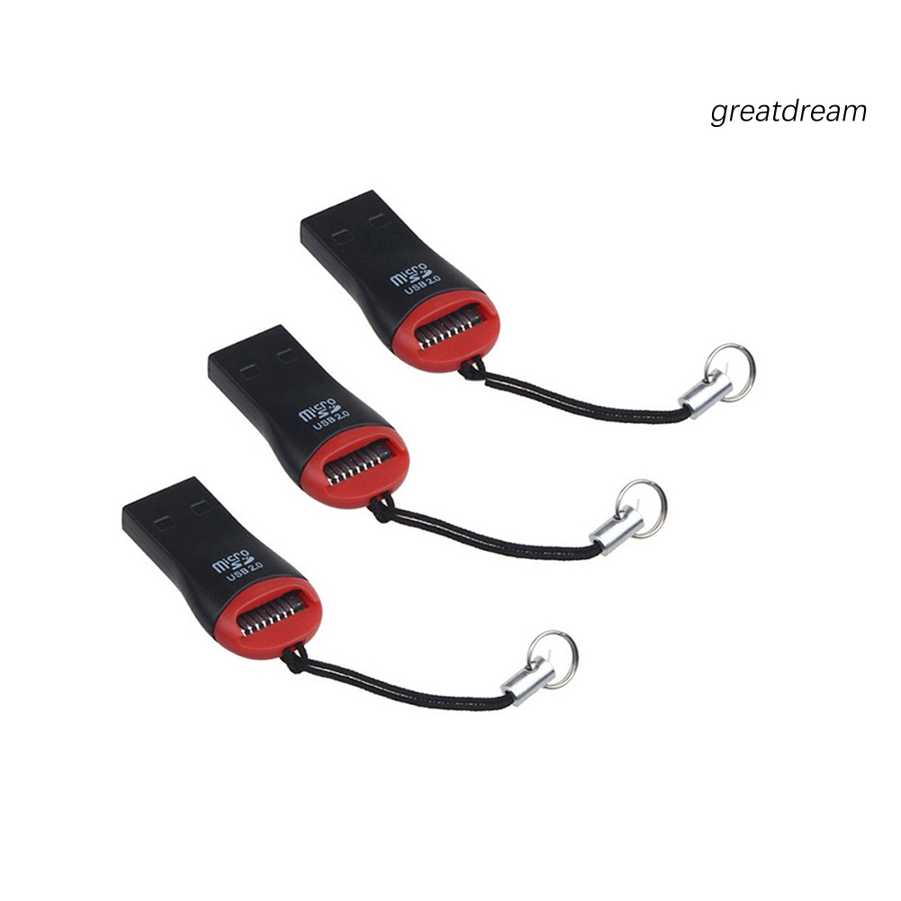 Set 5 Đầu Đọc Thẻ Nhớ USB 2.0 TF Dành Cho Laptop