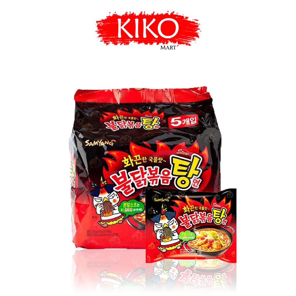 Mì Gà Cay Nước Samyang lốc 5 gói