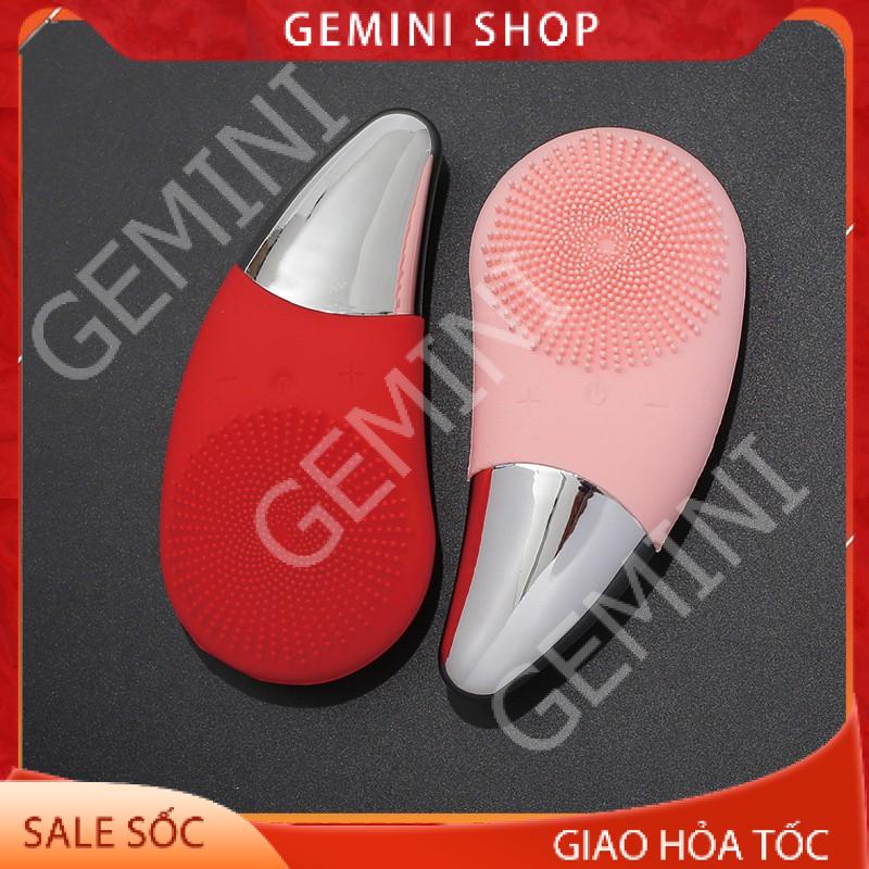 Máy Rửa Mặt SONIC 3 trong 1 rửa mặt sóng siêu âm đẩy lùi nếp nhăn JJ050 GEMINI SHOP