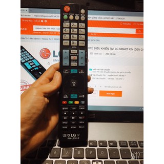 REMOTE ĐIỀU KHIỂN TIVI LG SMART