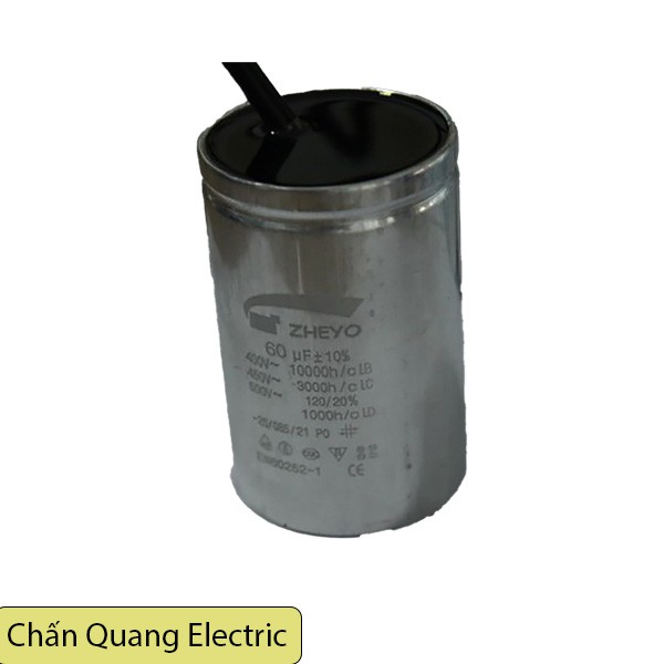 Tụ nhôm dây đen CBB60-C từ 10UF đến 50 UF 450V