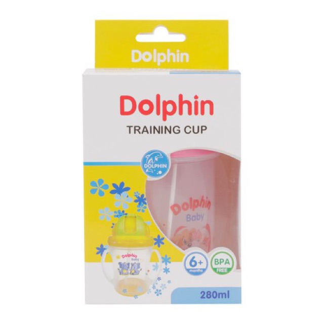 Bình tập uống nước dolphin 280ml