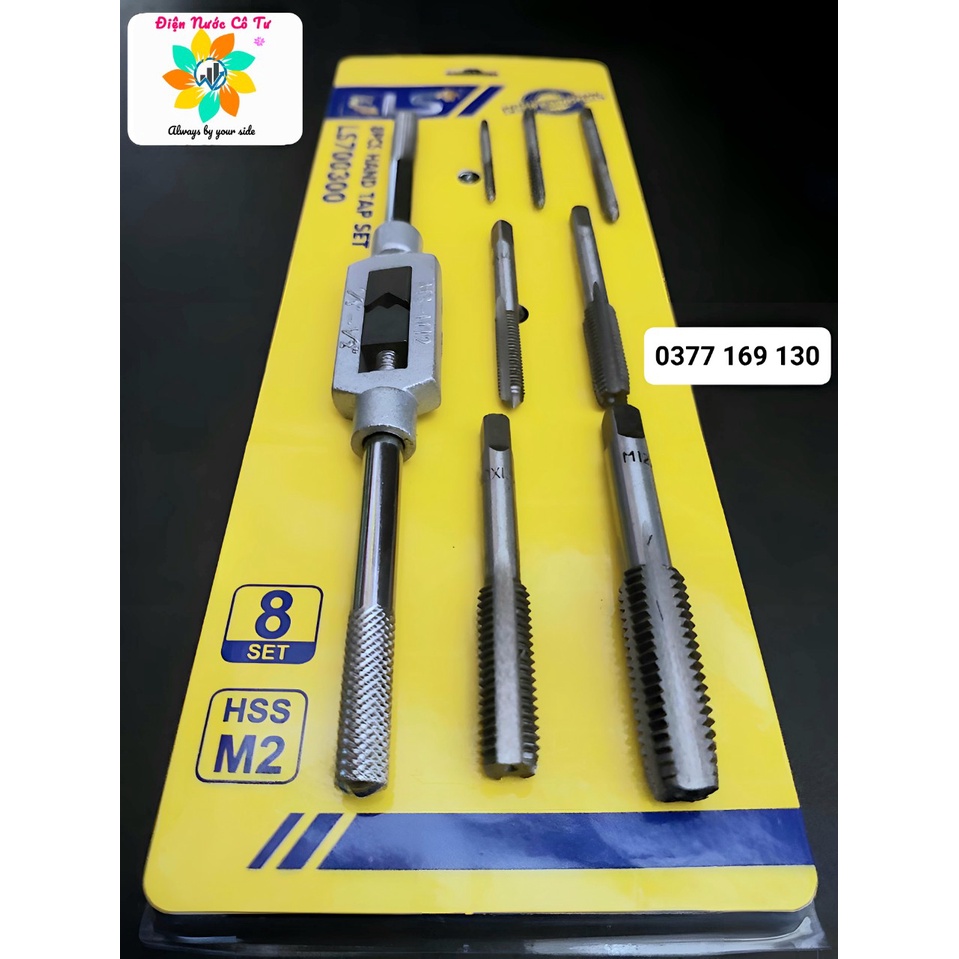 Bộ tạo ren TARO 8 món hợp kim siêu cứng LS