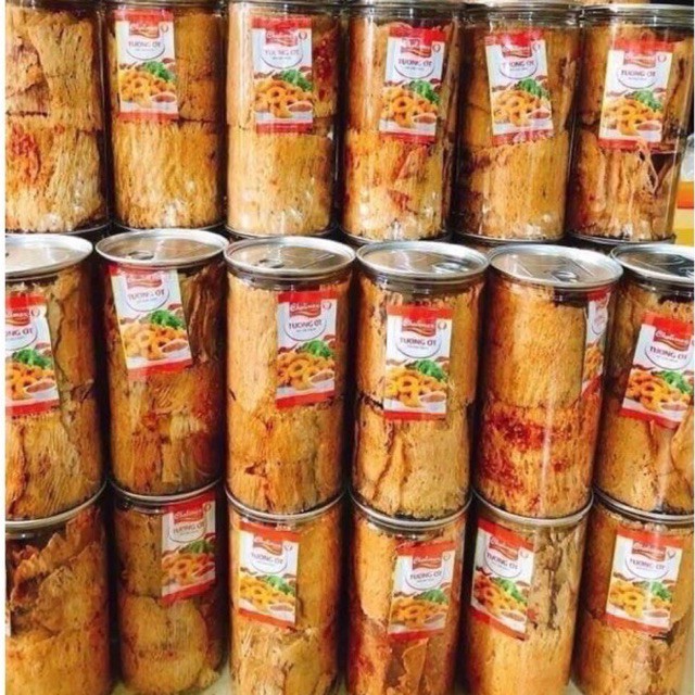 [Mã 156FMCGSALE hoàn 8% đơn 500K] 1 LON PET MỰC CÁN NGUYÊN CON TO🌶300g