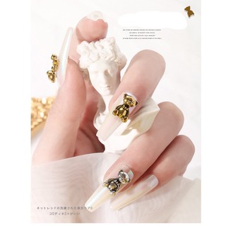 Charm gấu đính móng-phụ kiện charm nail