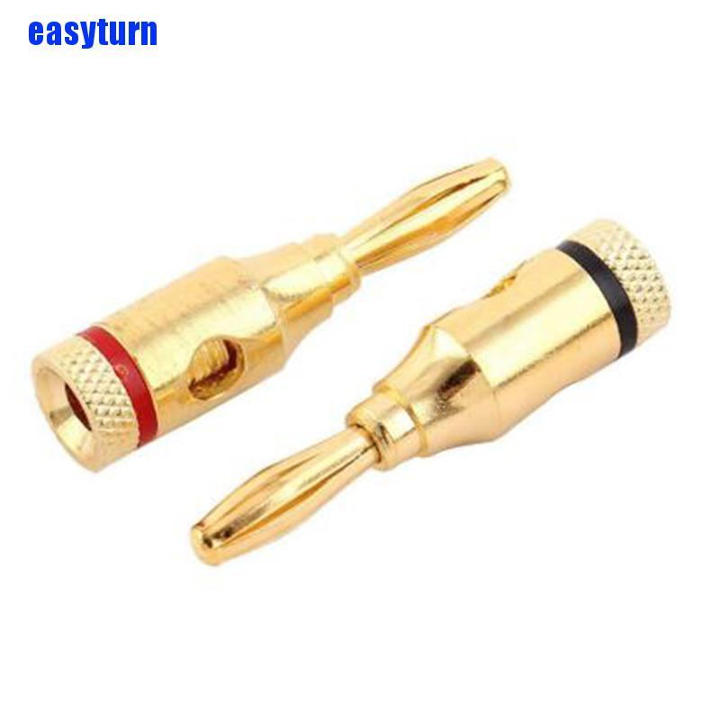 Set 12 giắc cắm bắp chuối mạ vàng 24K dành cho loa