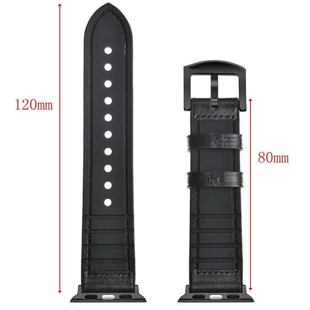 Phù Hợp Dây Đeo Bằng Da Có Vòng Đơn Cho Đồng Hồ Thông Minh Apple Watch ultra 8 6 SE 5 4 3 2 1 i-Watch 49mm 40mm 44mm