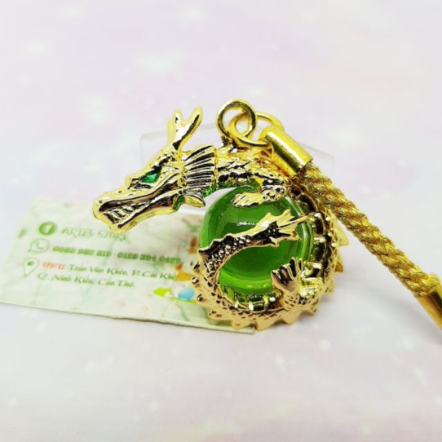 Omamori rồng vàng ôm châu - Hộ Thể , hàng Thật của Nhật