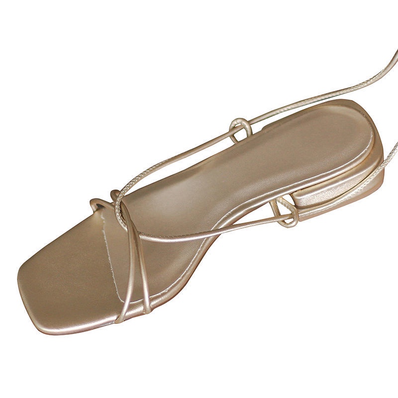 Dép Sandal Đế Bằng Thời Trang Mùa Hè 2022 Cho Nữ