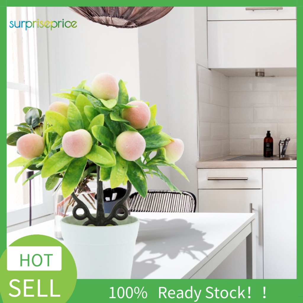 Chậu cây bonsai giả trang trí phòng khách tiện lợi