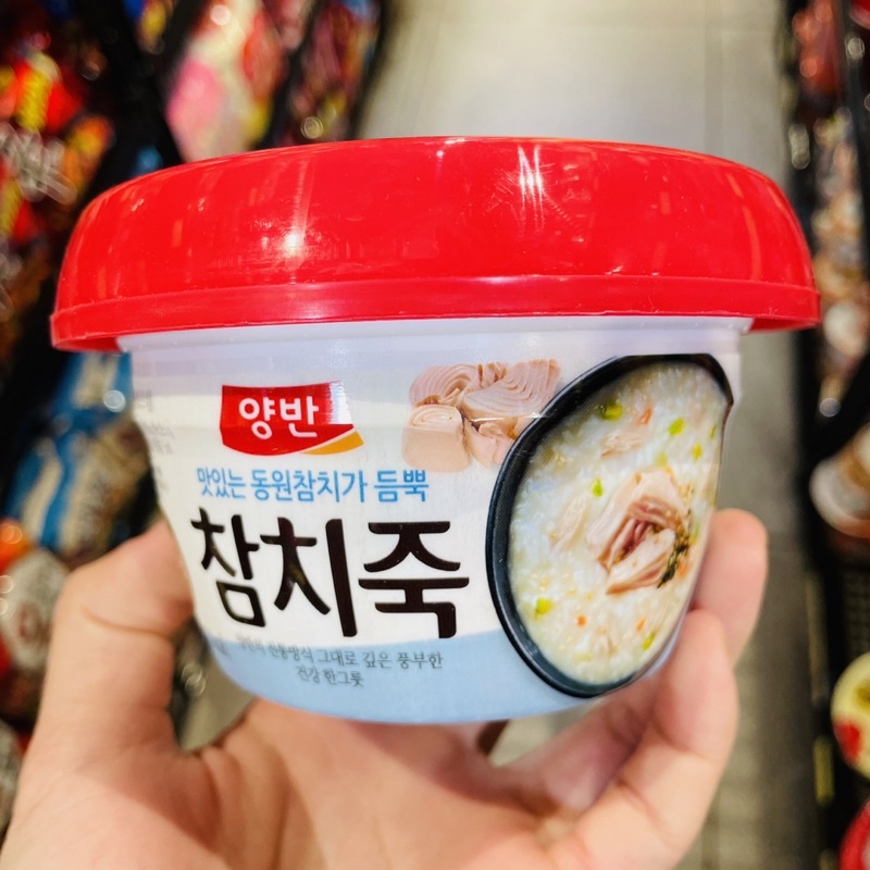 Cháo cá ngừ ăn liền hàn quốc Dongwon Yangban Rice Porridge with Tuna 10.05oz, 동원 양반 참치죽 288g