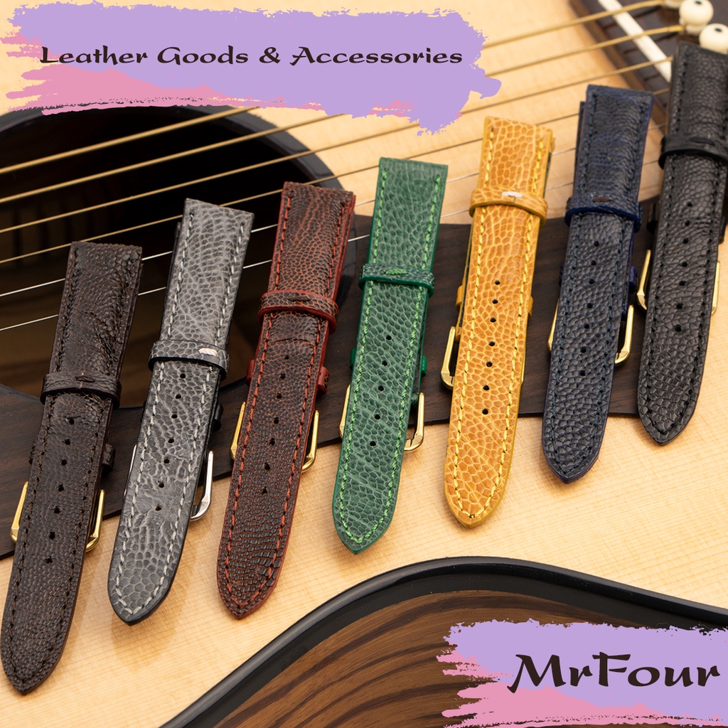 Dây Da Đồng Hồ Nữ Size 12mm, 14mm, 16mm - Dây Da Đà Điểu Cho Đồng Hồ CK, Casio, Orient, Tissot, Seik