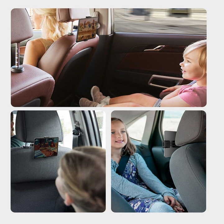 Giá đỡ điện thoại, ipad, máy tính bảng Baseus SULR-A01 Fun Journey Backseat Lazy Bracket