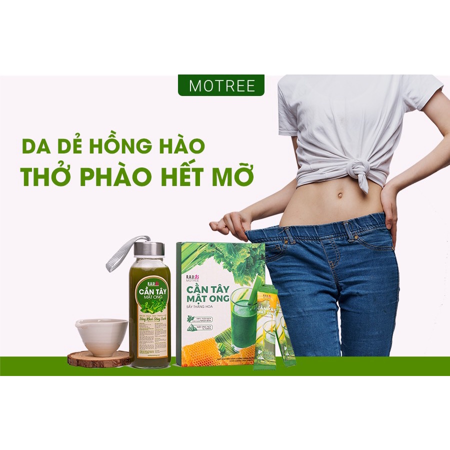 Cần Tây Mật Ong Motree Bột Cần Tây Giảm Cân Nhanh Cấp Tốc An Toàn (14 gói)