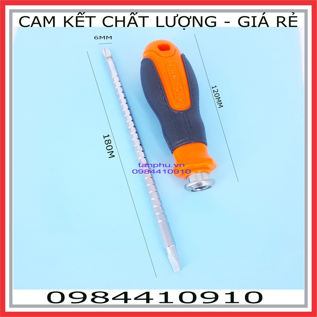 TUA VÍT 2 ĐẦU KAPUSI 6X180MM