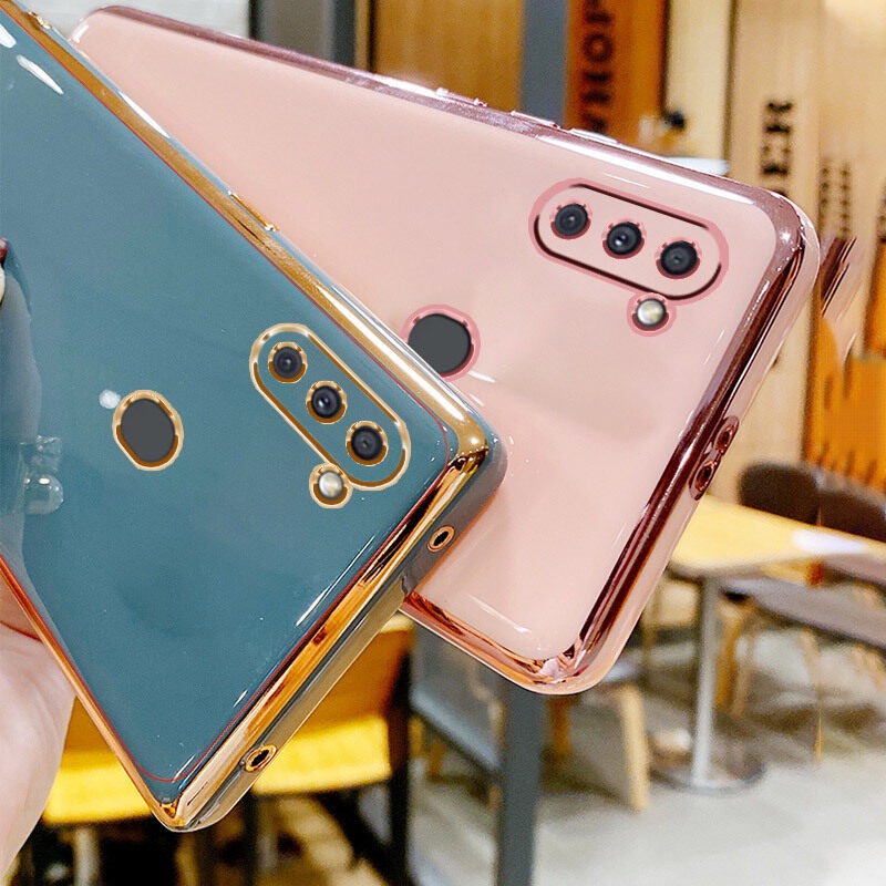 Ốp Điện Thoại Mạ 6D Chống Rơi Màu Kẹo Cho Samsung Galaxy A11 M11