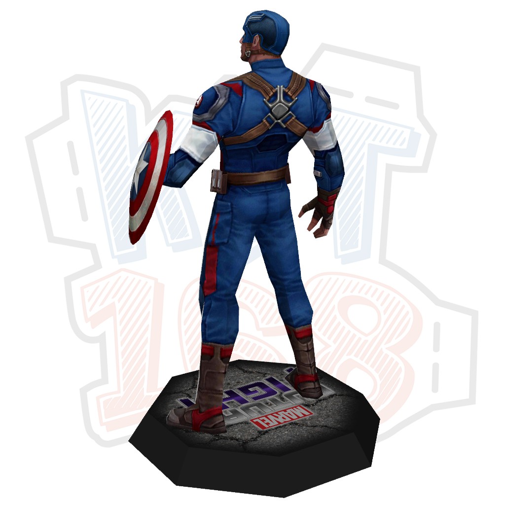 Mô hình giấy Captain America – Marvel