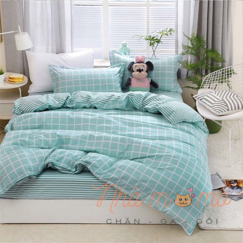 [HÀNG NHẬP KHẨU - NỆM CAO DƯỚI 23CM] Bộ Chăn Ga Gối Cotton Poly Cao Cấp HOT TREND 2020 (chat chon mẫu) | BigBuy360 - bigbuy360.vn