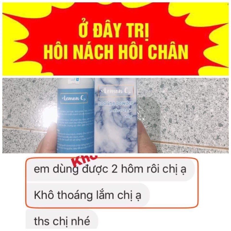 phấn khử mùi hôi nách