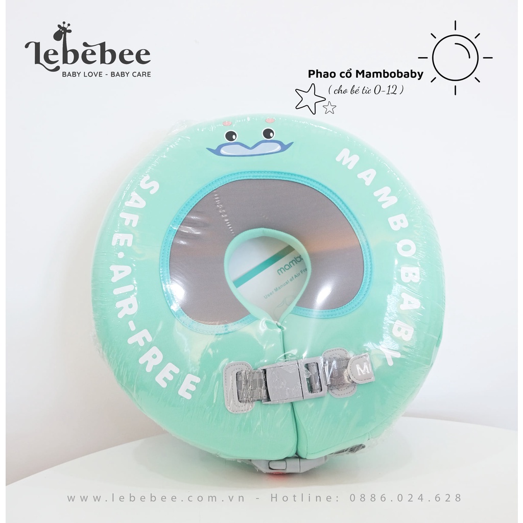 [Hàng chuẩn Air - Cam kết chính hãng] Phao bơi cho bé Mambobaby