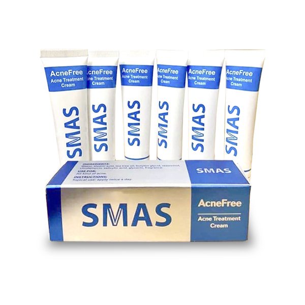 Sữa rửa mặt và Kem mụn Smas chính hãng Hàn Quốc 25g. Loại bỏ tất cả các loại mụn, bã nhờn, giảm viêm, nhiễm.