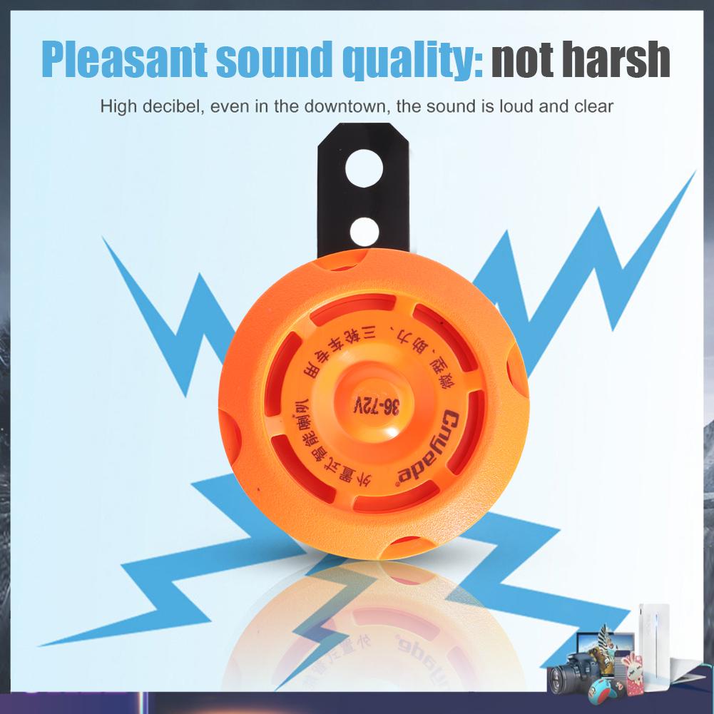 Còi điện 36V/ 48V/ 60V chống thấm nước chuyên dụng dành cho xe mô tô