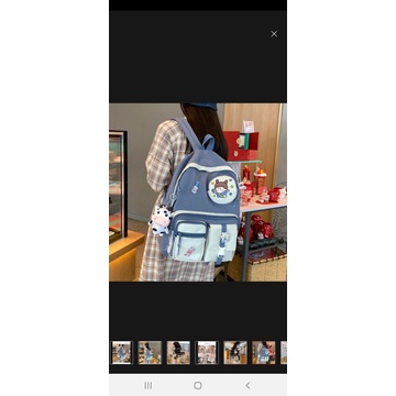 ballo cavas vải kèm túi tròn tặng sticker