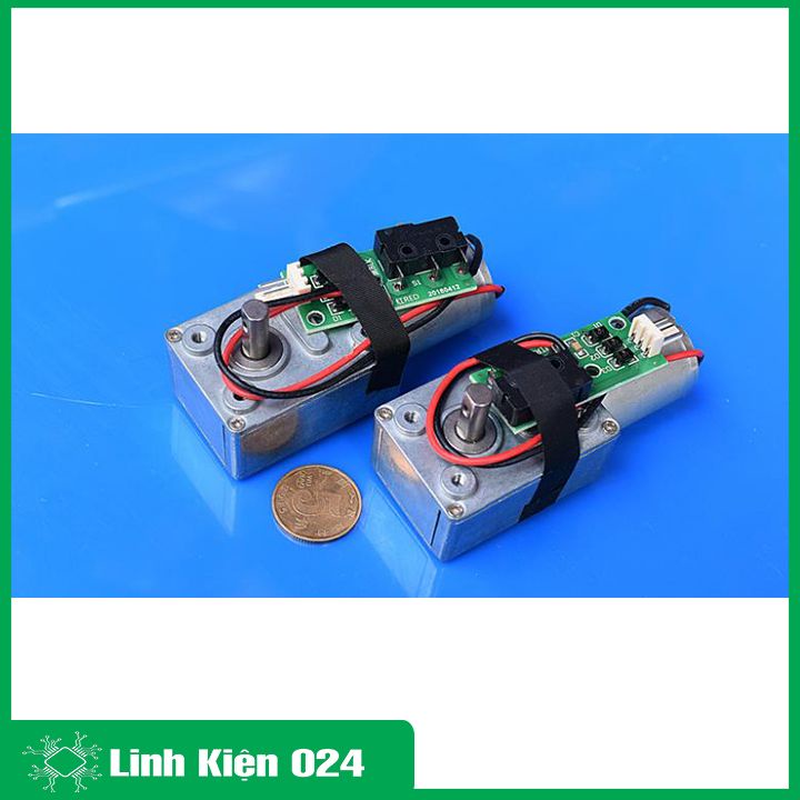 Động cơ giảm tốc JGY370 12VDC tốc độ 15 Vòng/Phút
