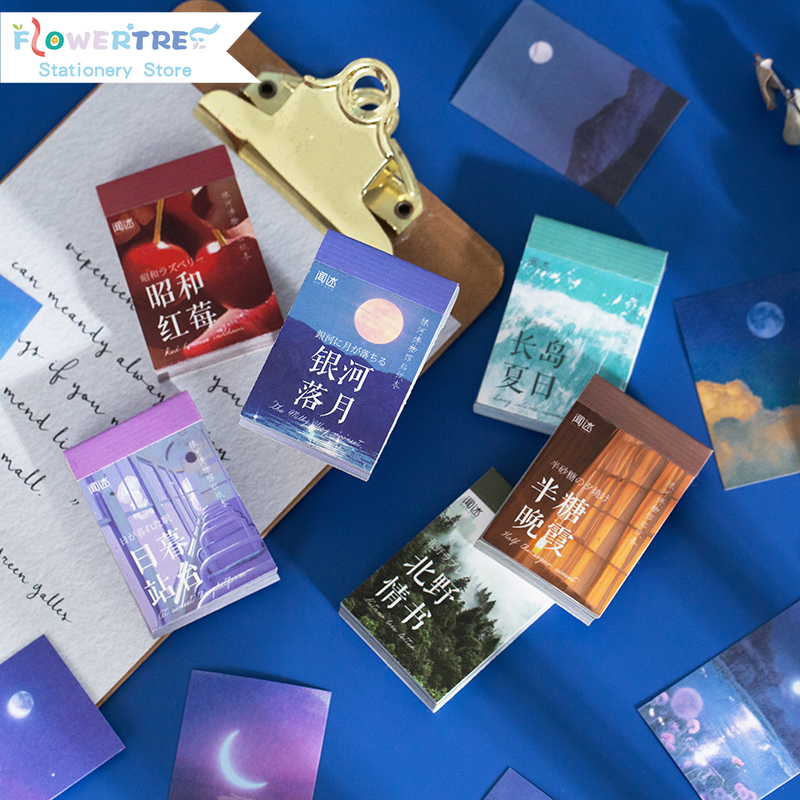 Set 50 Hình Dán Flowertree Trang Trí Hình Dải Ngân Hà