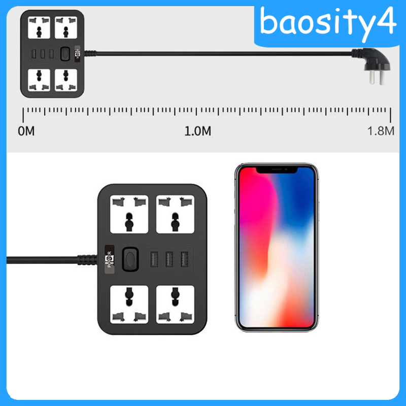 Ổ Cắm Điện 3 Cổng Usb 1.8m Tiện Dụng | BigBuy360 - bigbuy360.vn