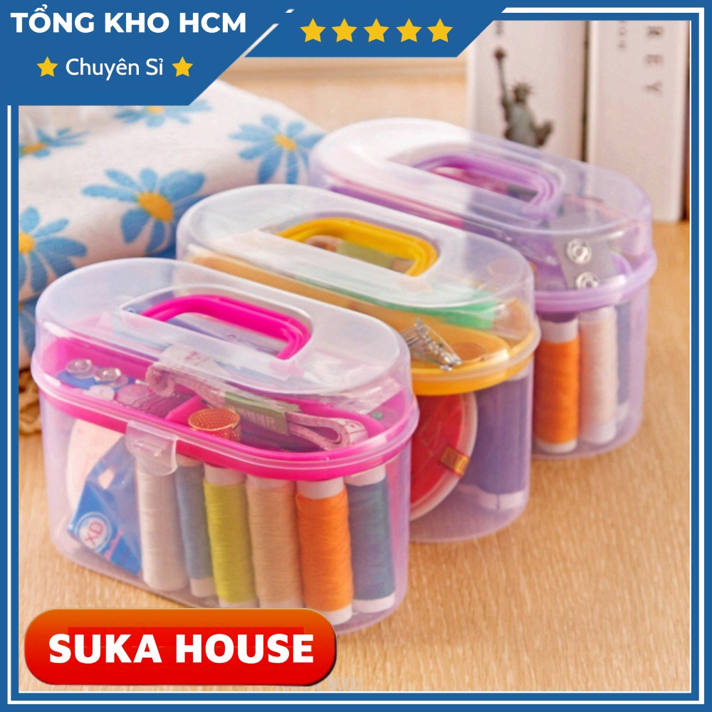 Hộp Kim Chỉ Kèm Hộp Đựng 55 Chi Tiết SUKAHOUSE H175