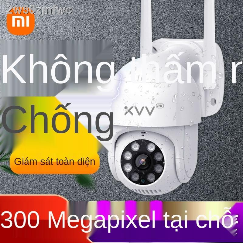 Camera giám sát nhà xiaomi xiaovv 2K kết nối từ xa trong và ngoài trời với điện thoại di động không dây độ né