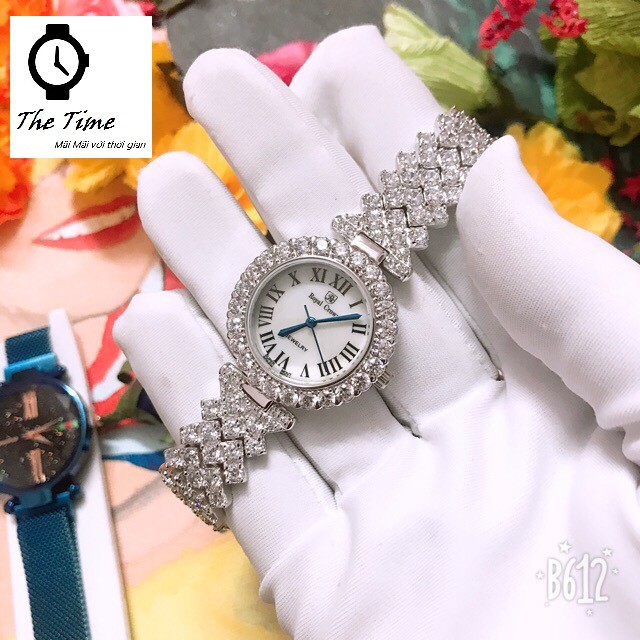 Đồng hồ nữ chính hãng Royal Crown đính đá 6305