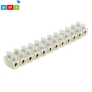 Domino nhựa trong PE 12 cực dòng từ 3A đến 30A,  Giá 10 thanh/ bịch