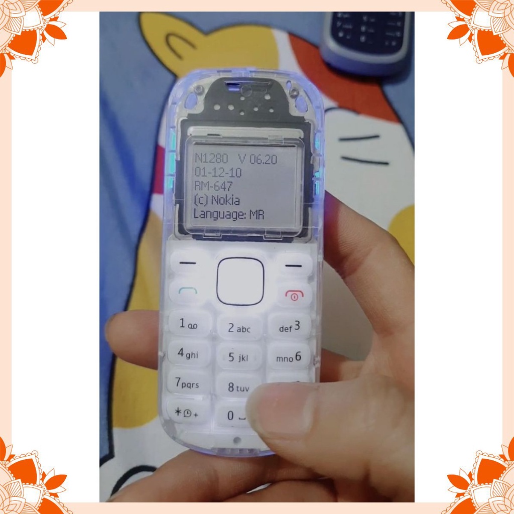 Điện Thoại Nokia 1280 Độ 1 Bóng Led RGB To 7 Màu Có Chọn Kèm Pin,Sạc