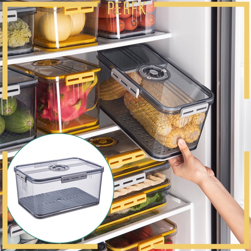 Hộp đựng bảo quản thực phẩm trong tủ lạnh có nắp đậy tiện lợi