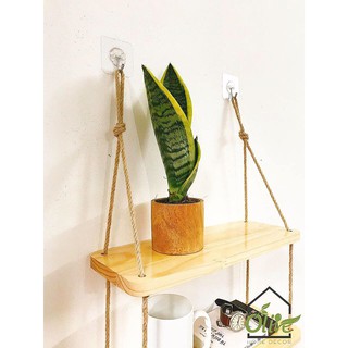 KỆ GỖ TREO TƯỜNG DECOR 🌳