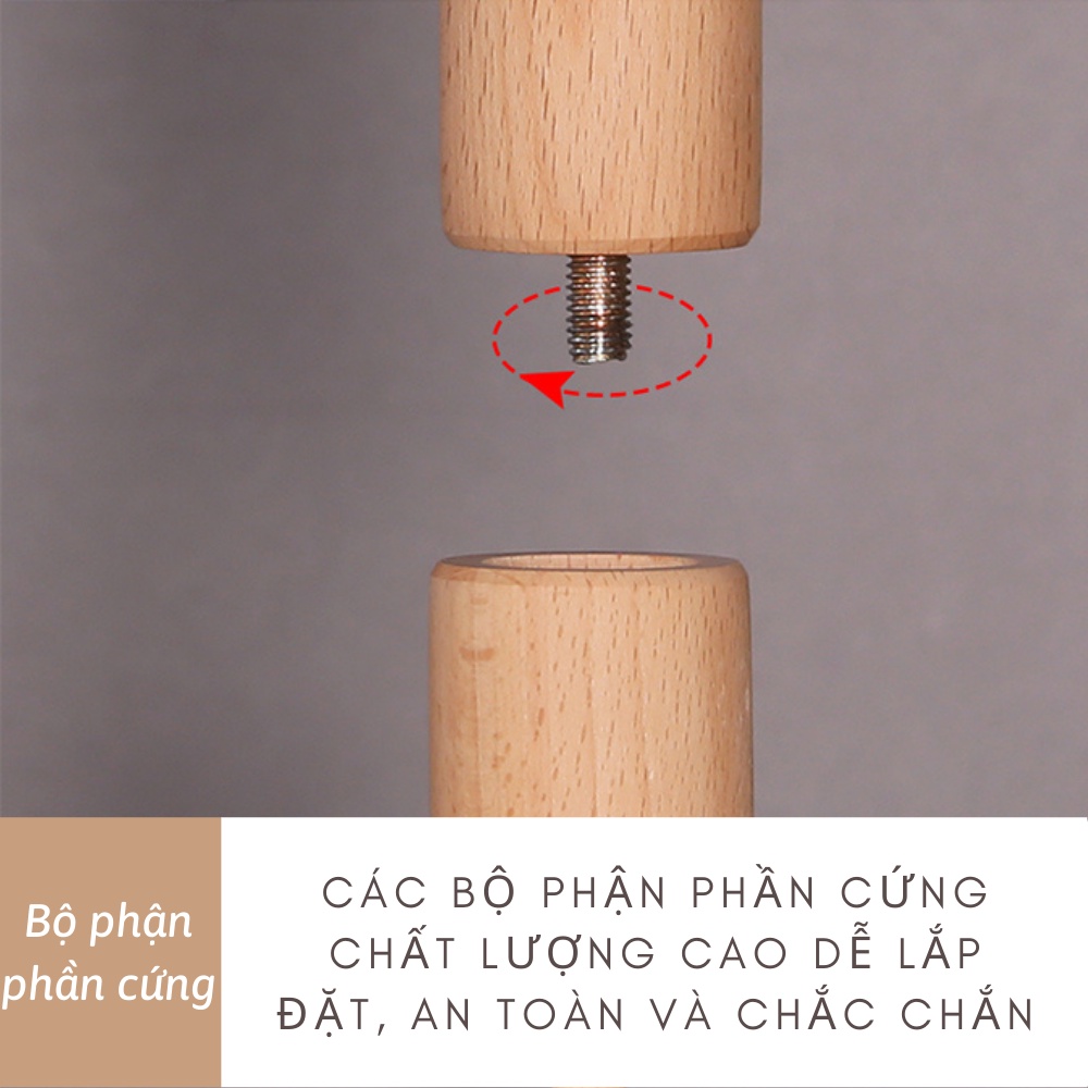 Cây Treo Quần Áo Đứng Bằng Gỗ Kiểu Dáng Hiện Đại Hàn Quốc Shop Gia Dụng HOÀI AN