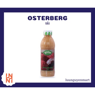 Mứt Trái Cây Pha Chế Sinh Tố Osterberg Mùi Vải - Chai 1L