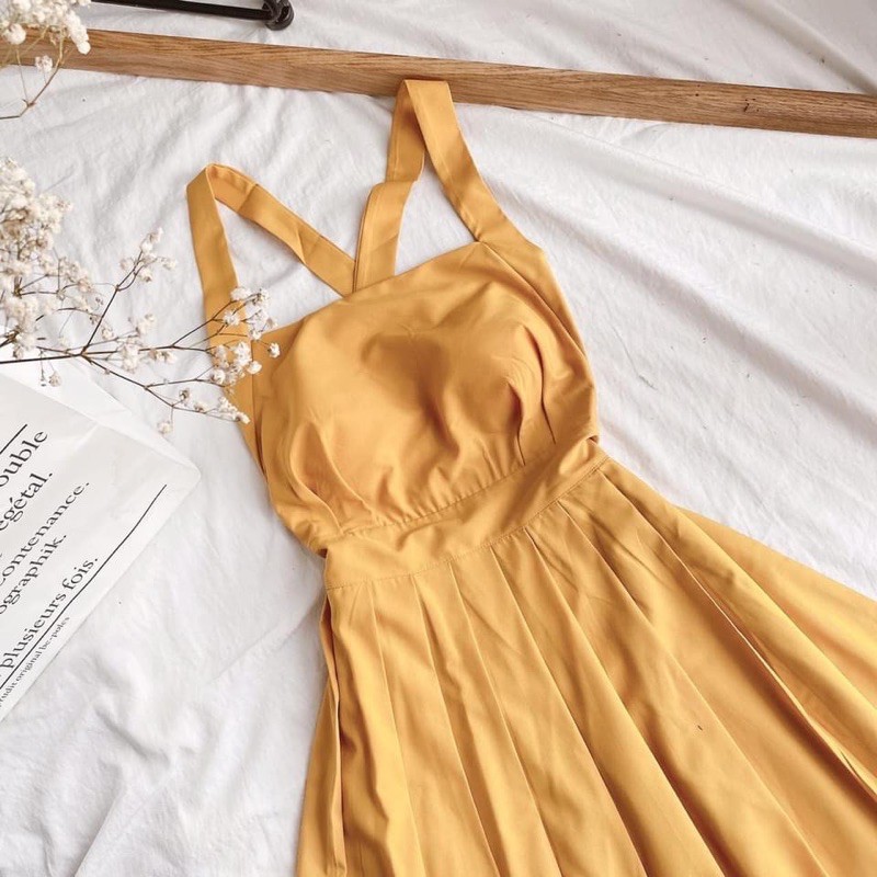 maxi vàng đan lưng kèm tuban 7137 | BigBuy360 - bigbuy360.vn