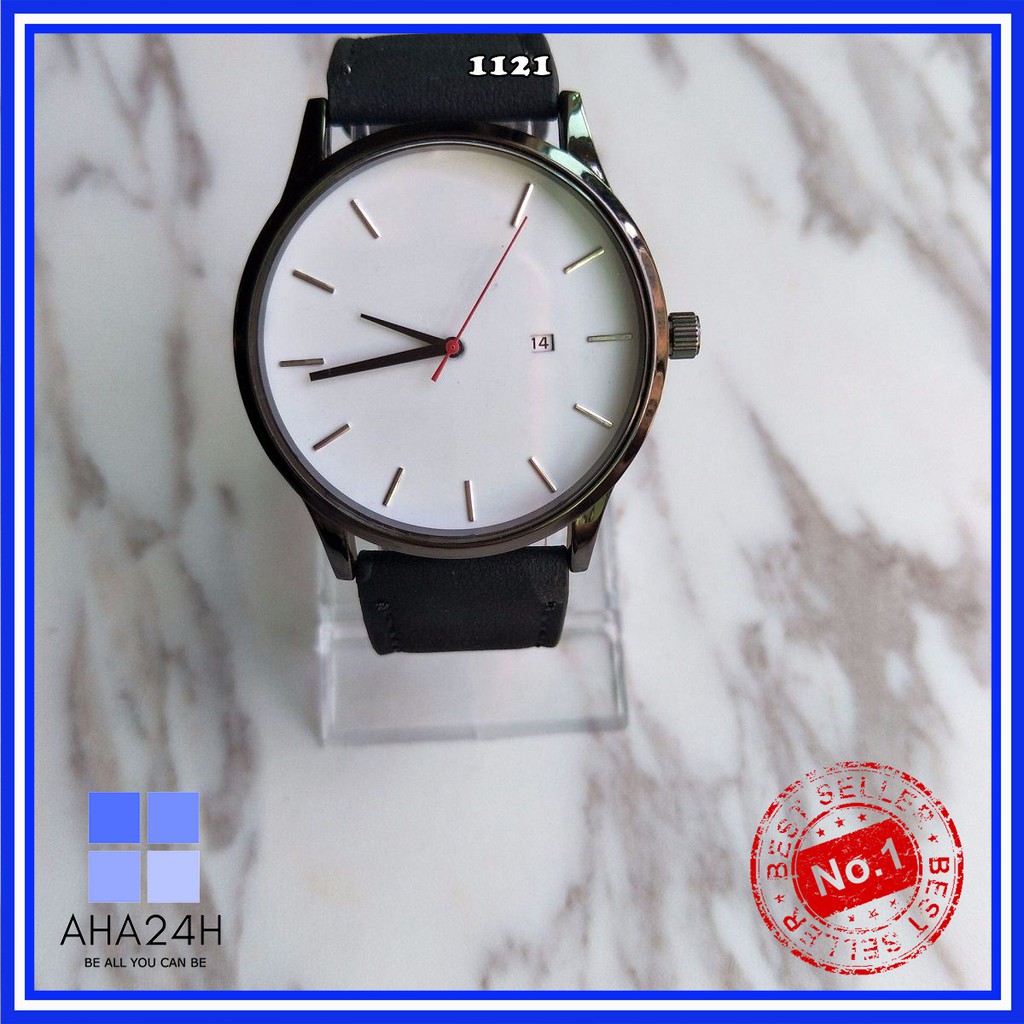 ĐỒNG HỒ NAM NỮ MẶT VINTAGE ĐƠN GIẢN SÀNH ĐIỆU AH1121 | BigBuy360 - bigbuy360.vn