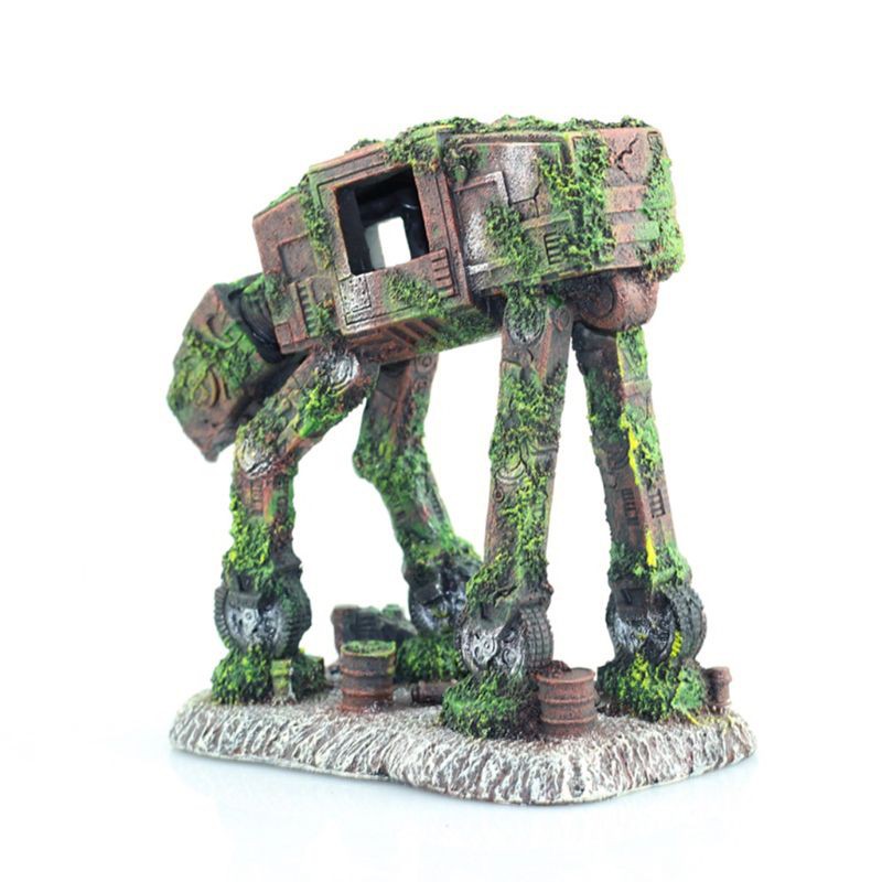 Mô Hình Chú Chó Robot Nhân Tạo Trang Trí Bể Cá