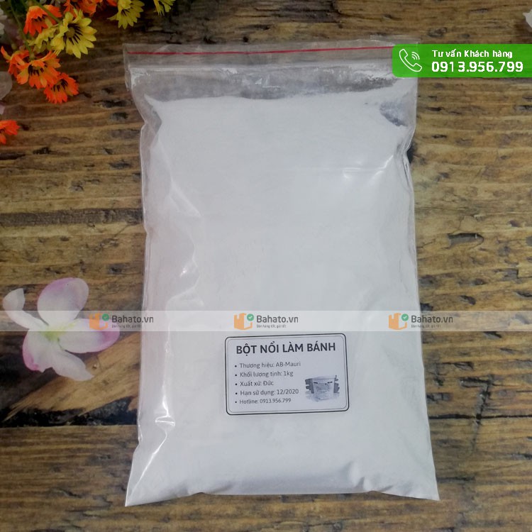 Bột nổi (bột nở) làm bánh Mauri 1kg