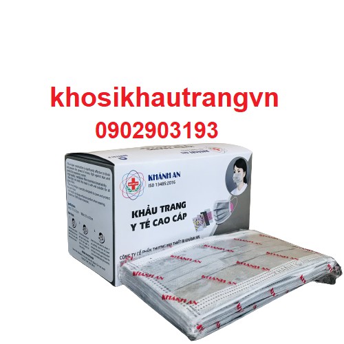 [Giá Sỉ] Hộp 50 cái khẩu trang y tế Khánh An 4 lớp kháng khuẩn | BigBuy360 - bigbuy360.vn