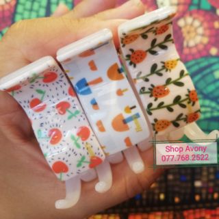 Kẹp tóc càng cua 3 răng trắng - Honey