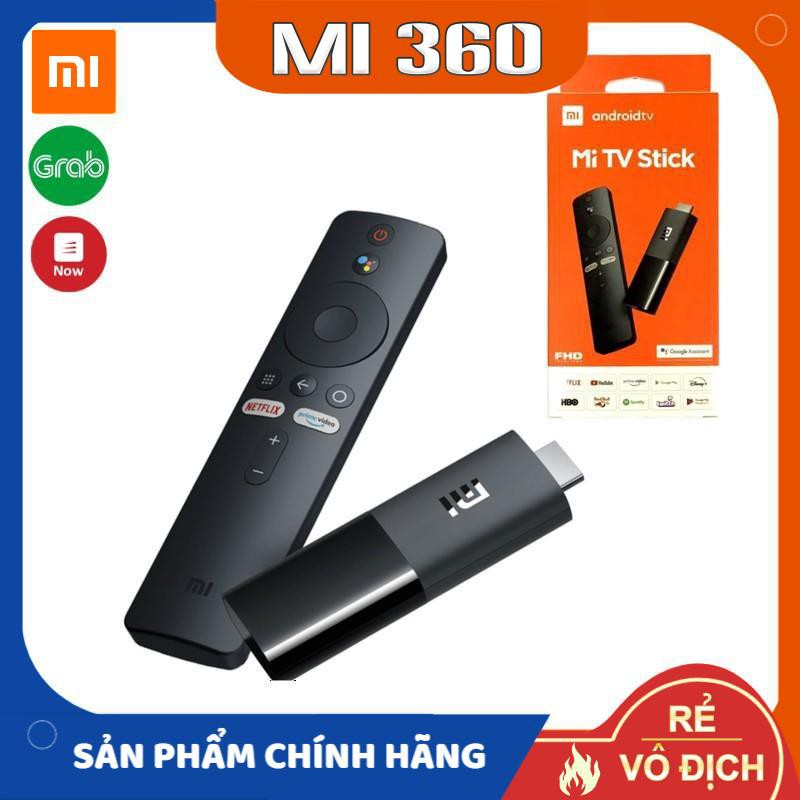 [Mã ELMS4 giảm 7% đơn 500K] Android TV Xiaomi Mi TV stick Quốc Tế ✅ Tìm kiếm giọng nói Tiếng Việt