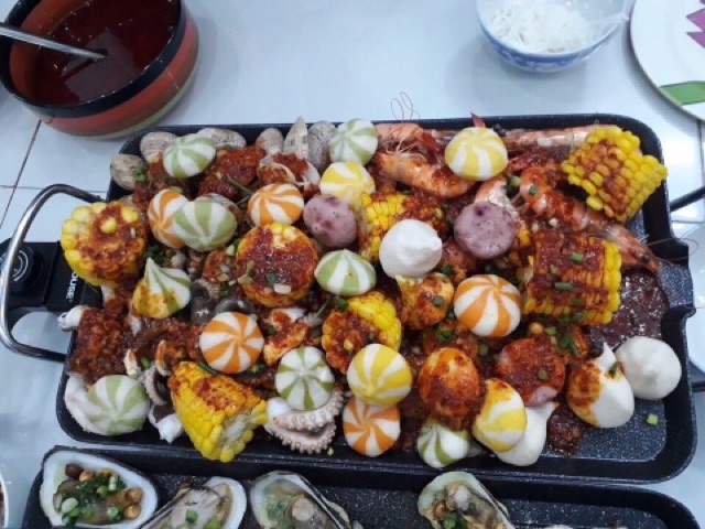 Bánh bao nhân trứng cá màu vàng gói 500g