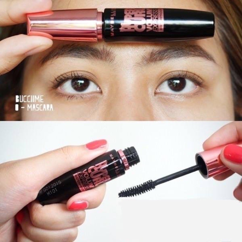 Mascara Maybelline Hyper Curl 💖 𝘍𝘳𝘦𝘦𝘴𝘩𝘪𝘱 💖 Mascara Dài Mi Và Cong Mi Chuốt Mi Tơi, Dày Đều - Kun Store