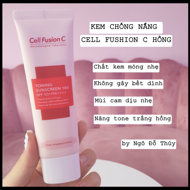 [Hang chinh hang] KEM CHỐNG NẮNG CELL FUSHION C 10ml 20ml 35ml 50ml