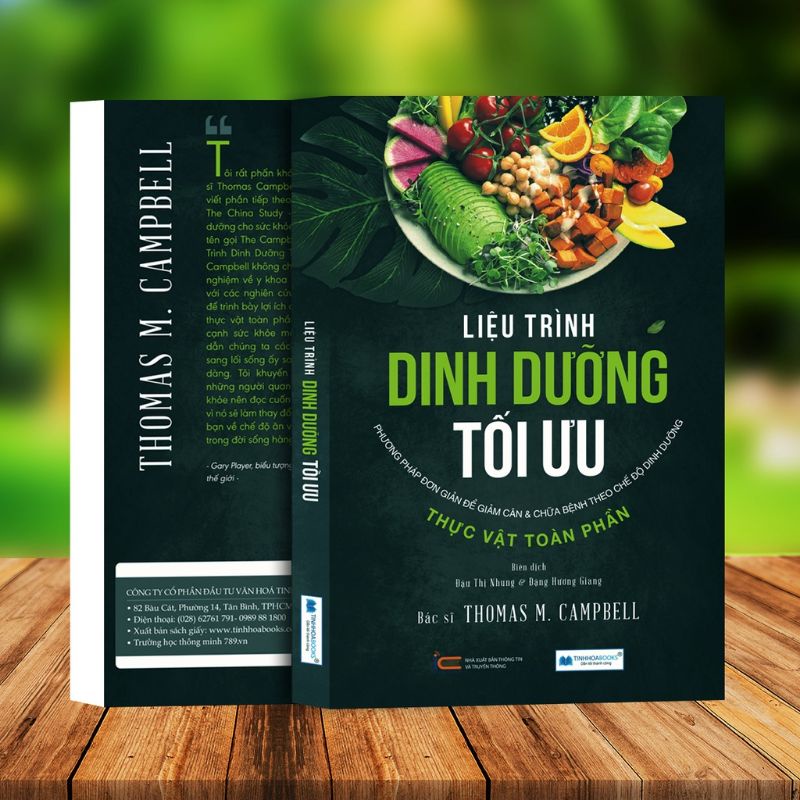 Sách: Liệu Trình Dinh Dưỡng Tối Ưu - Phương Pháp Đơn Giản Để Giảm Cân &amp; Chữa Bệnh Theo Chế Độ Dinh Dưỡng Thực Vật